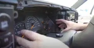 car dashboard light